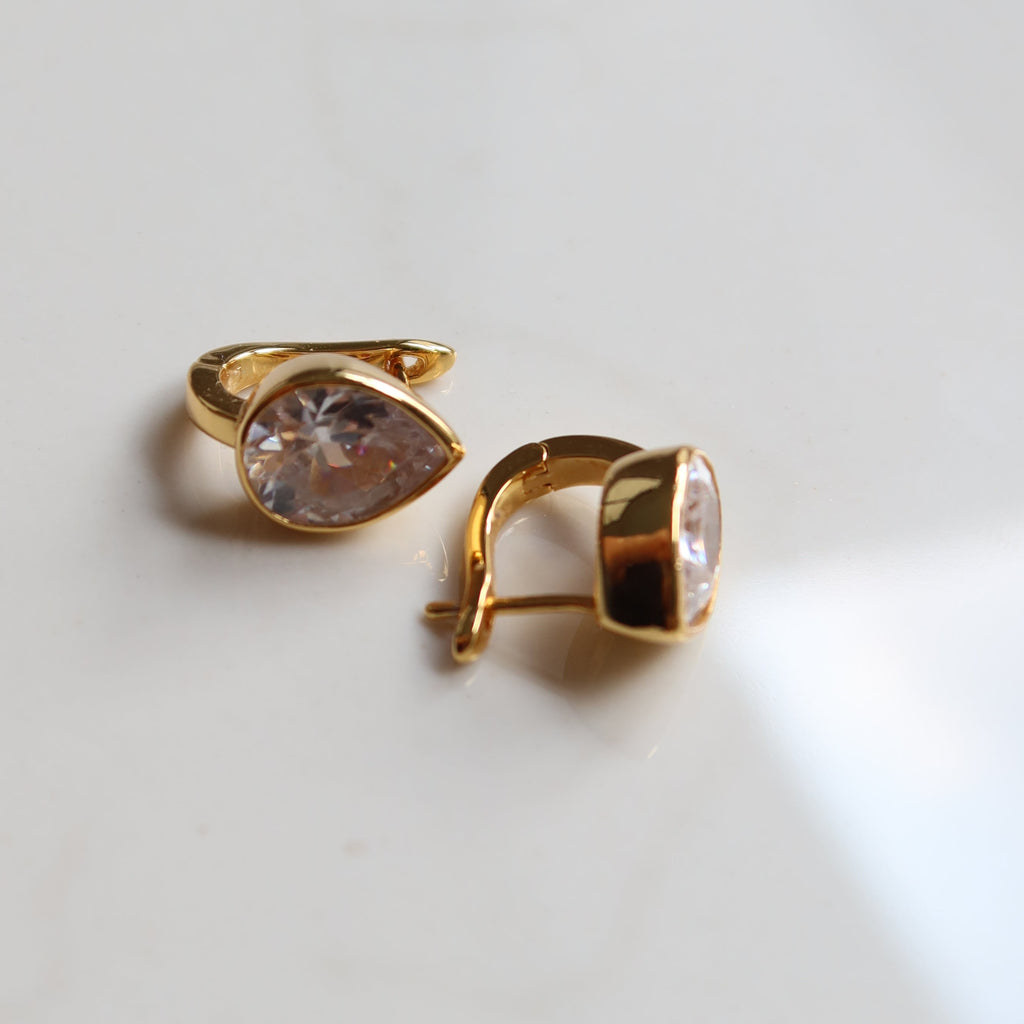 Diamond Drop Earrings