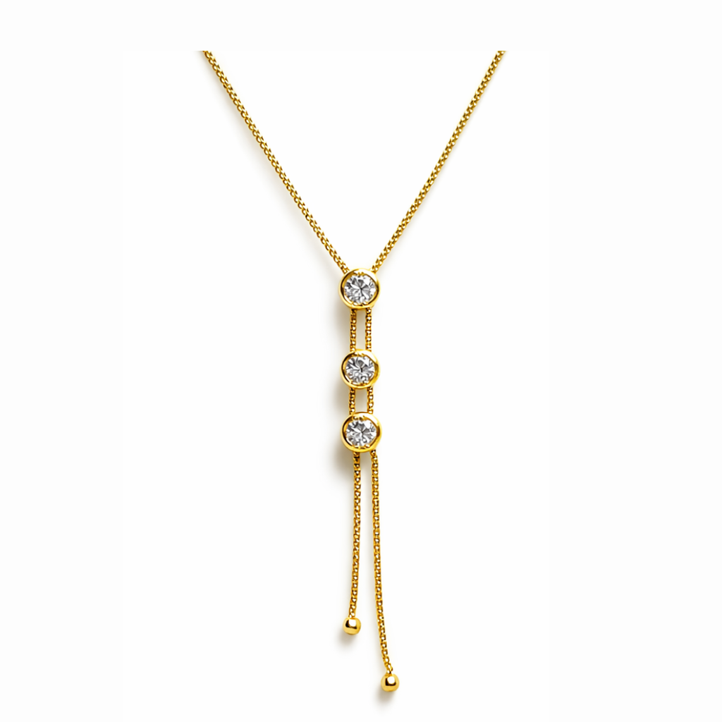 Triple Cascade Necklace