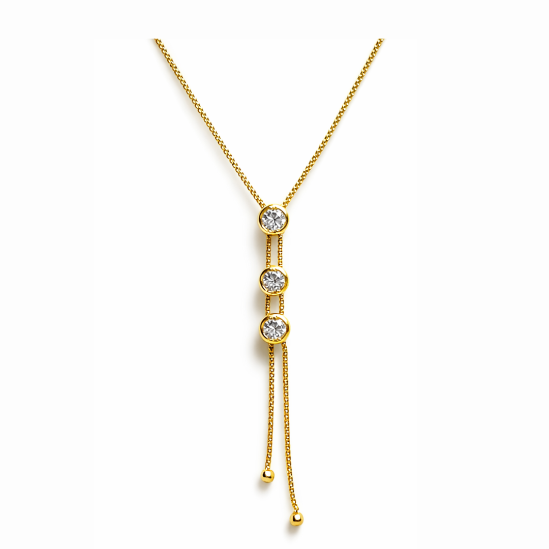 Triple Cascade Necklace