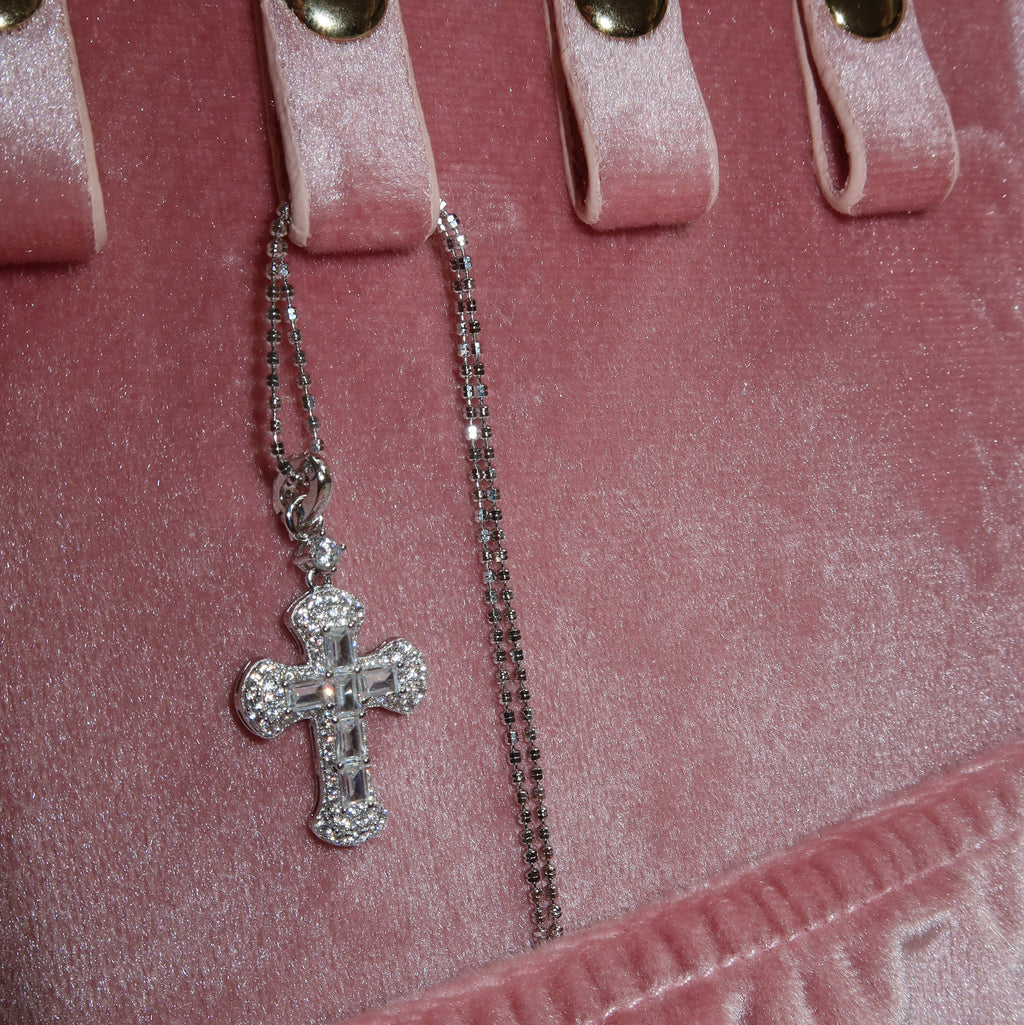Lyra Cross Necklace