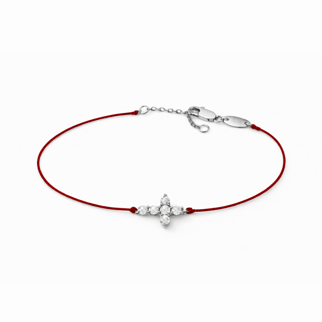 Pulsera Cruz Hilo