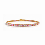 Pink Tennis Bracelet