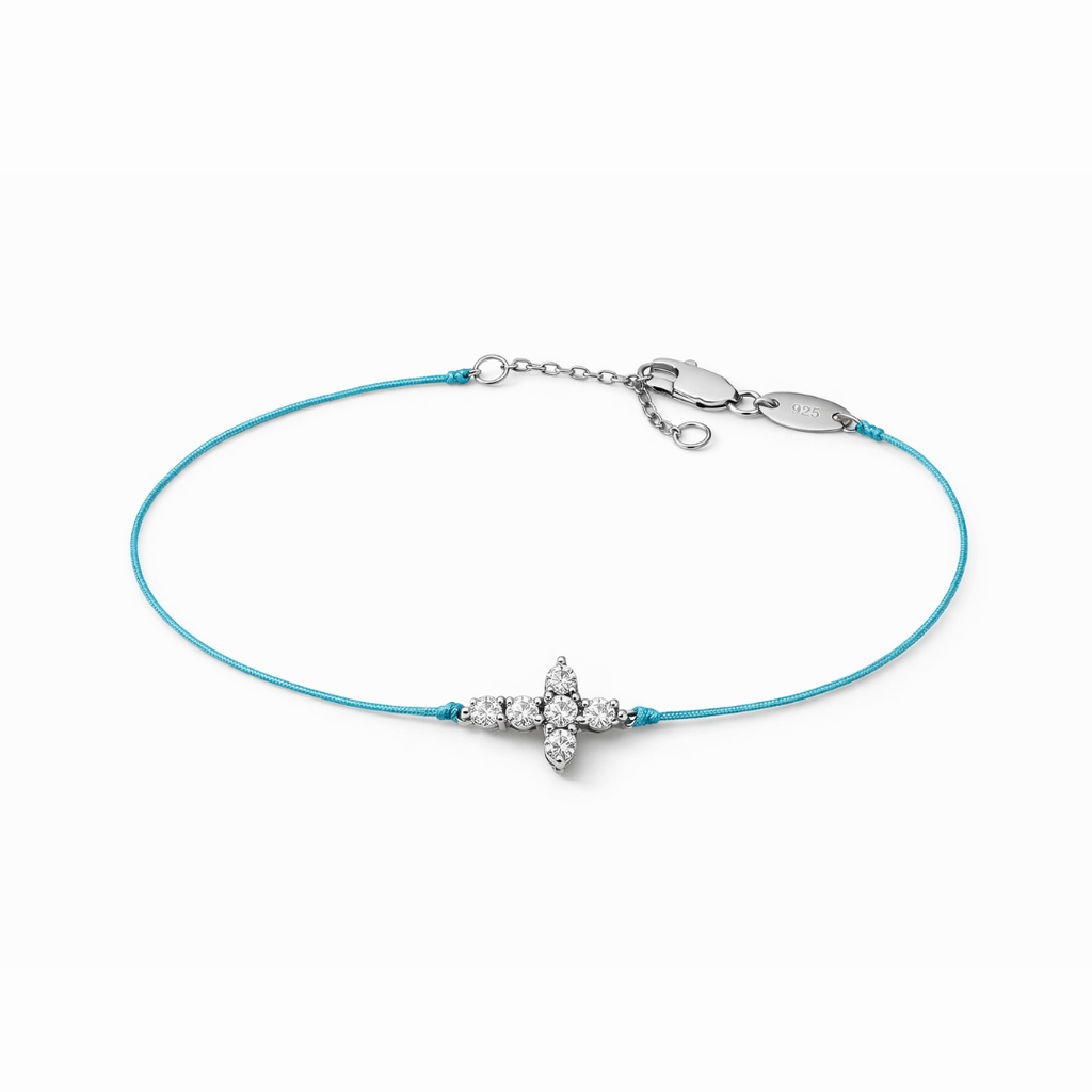 Pulsera Cruz Hilo